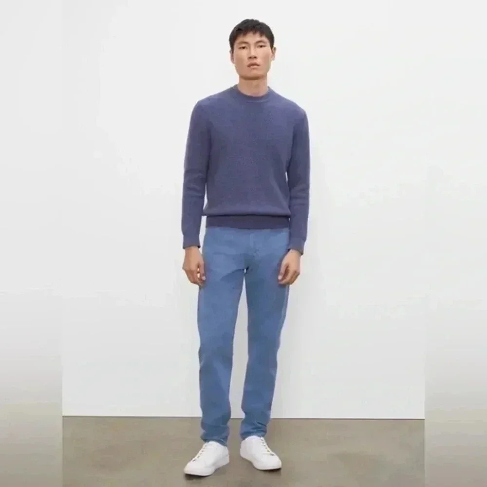 Club Monaco Mens‎ Blue Denim Straight Modern Contemporary Tapered Jeans 29/30